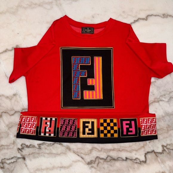 ⚡️Flash Sale- Fendi Logo Tee - Picture 5 of 14